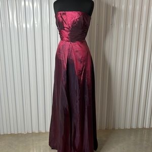 Cinderella Divine Satin Strapless Gown. Preowned